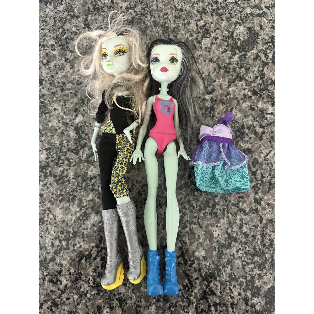Monster High Doll Pair Bundle‎ Lot x 2 Frankie Stein